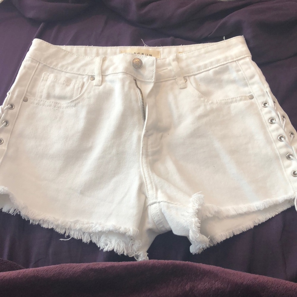 White shorts